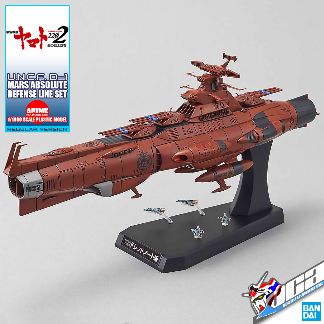 1/1000 U.N.C.F. D-1 MARS ABSOLUTE DEFENSE LINE SET