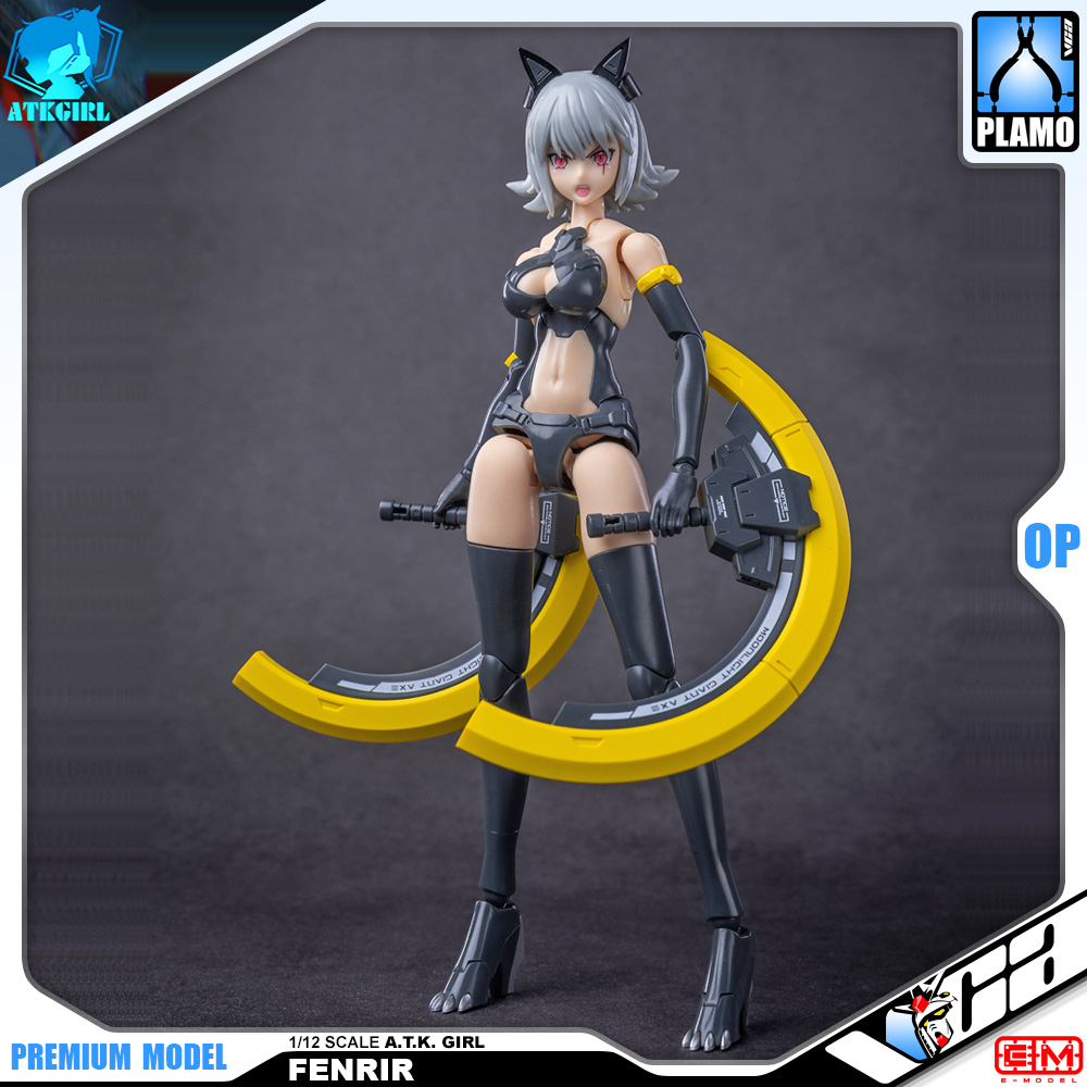 Eastern Model® Plastic Model Kit A.T.K. Girl FENRIR WOLF