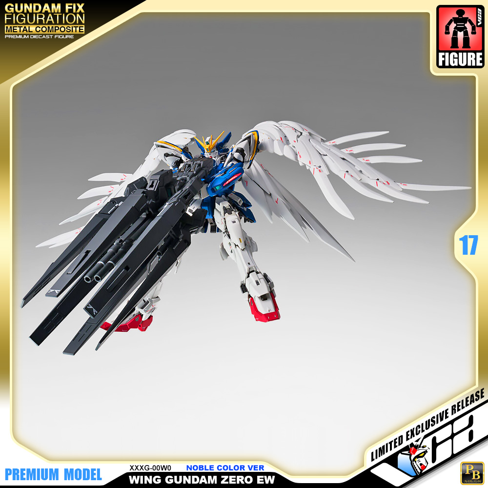 Bandai Gundam Fix Figuration Metal Composite GFFMC XXXG-00W0 WING GUNDAM ZERO EW NOBLE COLOR VERSION