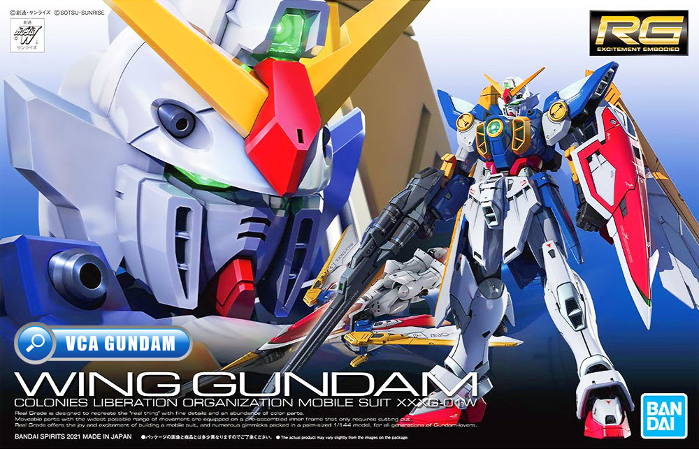 BANDAI GUNPLA REAL GRADE RG 1/144 XXXG-01W WING GUNDAM โมเดล กันดั้ม กันพลา VCA GUNDAM