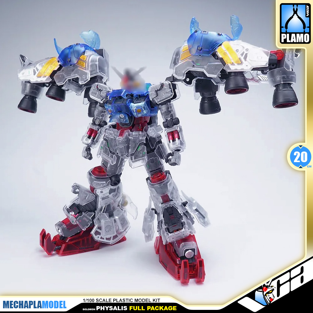 Solomon 所罗门模玩 RX-78GP02A Gundam Physalis MLRS Mechanical Clear Full Package Master Grade MG Action Figure Model Toy Kit VCA Thailand