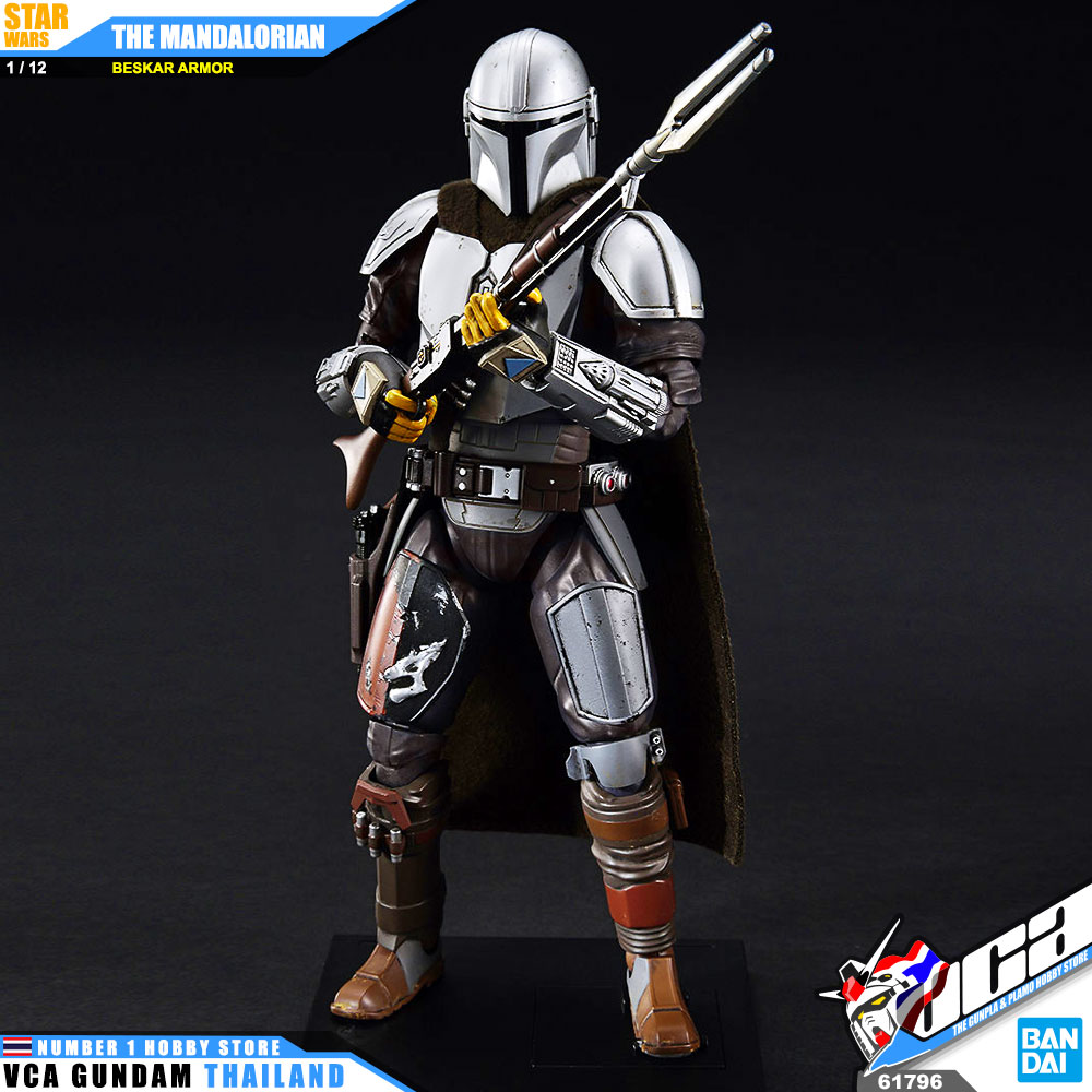 BANDAI STAR WARS 1/12 THE MANDALORIAN BESKAR ARMOR สตาร์ วอร์ พลาสติก โมเดล VCA GUNDAM