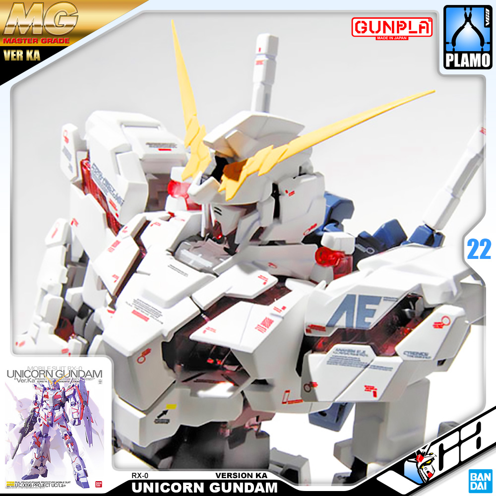 ⭐️ BANDAI GUNPLA MASTER GRADE MG 1/100 RX-0 UNICORN GUNDAM VER KA ประกอบ หุ่นยนต์ โมเดล กันดั้ม กันพลา ของเล่น VCA GUNDAM