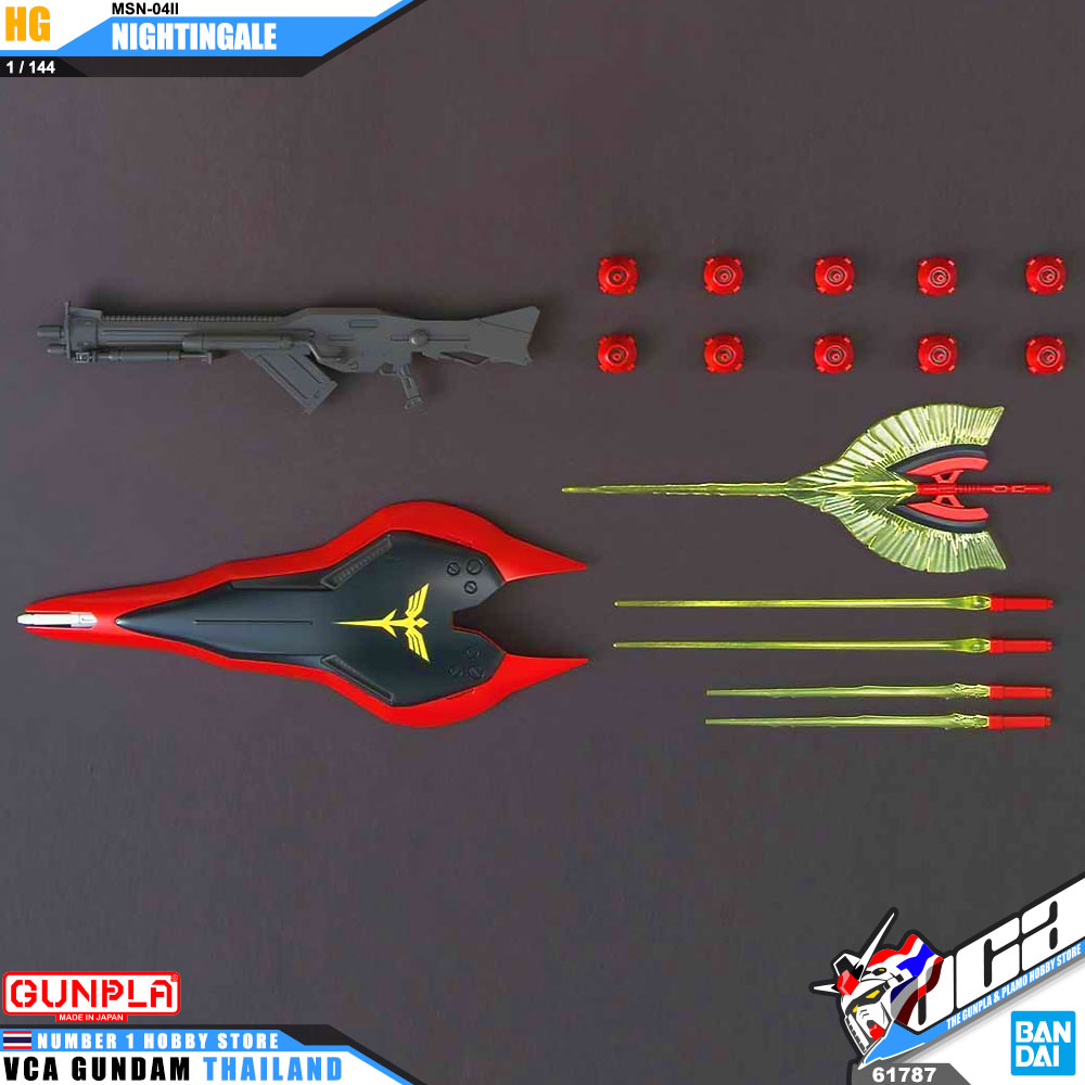 BANDAI GUNPLA HIGH GRADE HG 1/144 MSN-04II NIGHTINGALE โมเดล กันดั้ม กันพลา VCA GUNDAM