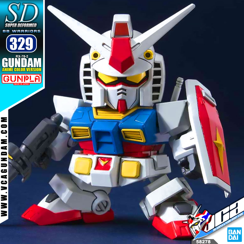 SD BB329 RX-78-2 GUNDAM (ANIME COLOR VER)