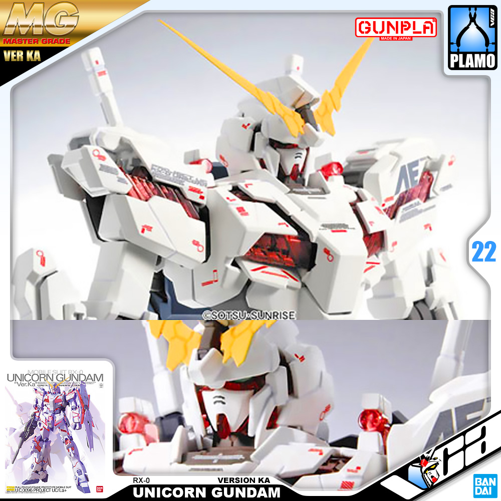 ⭐️ BANDAI GUNPLA MASTER GRADE MG 1/100 RX-0 UNICORN GUNDAM VER KA ประกอบ หุ่นยนต์ โมเดล กันดั้ม กันพลา ของเล่น VCA GUNDAM