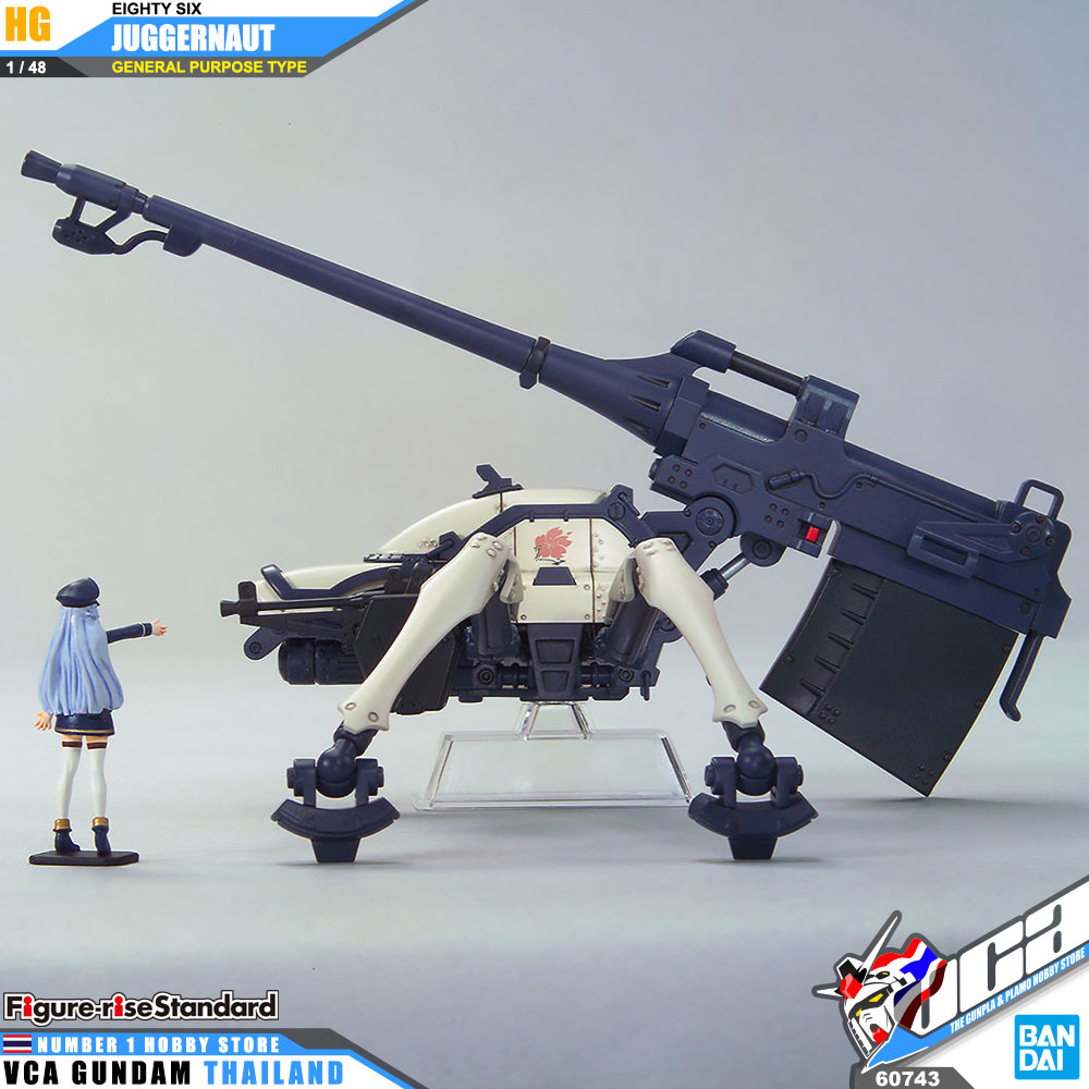 BANDAI 86 EIGHTY SIX HIGH GRADE HG 1/48 JUGGERNAUT GENERAL PURPOSE TYPE โมเดล เอทตี้ซิกซ์ VCA GUNDAM