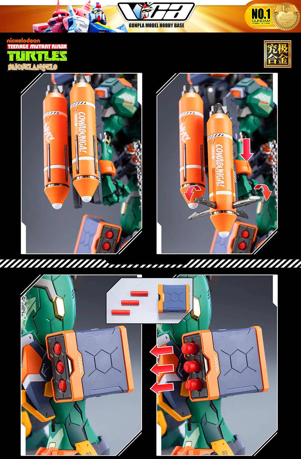 Heat Boys NICKELODEON TEENAGE MUTANT NINJA TURTLES MICHELANGELO MECHA