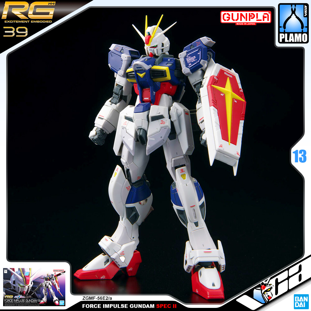 Bandai Gunpla Real Grade RG Force Impulse Gundam Spec II Model Action Toy Kit VCA Gundam Thailand