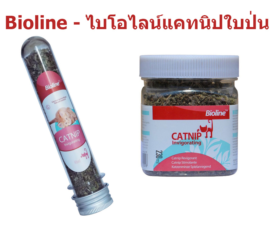 ผงแคทนิป หญ้าแมวเคลิ้ม Bioline
