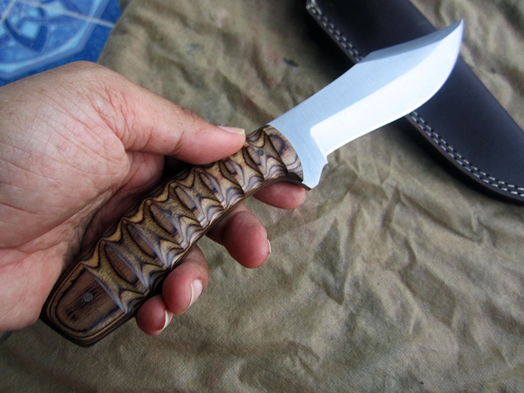 มีดพกเหล็ก A2 Steel (A21)