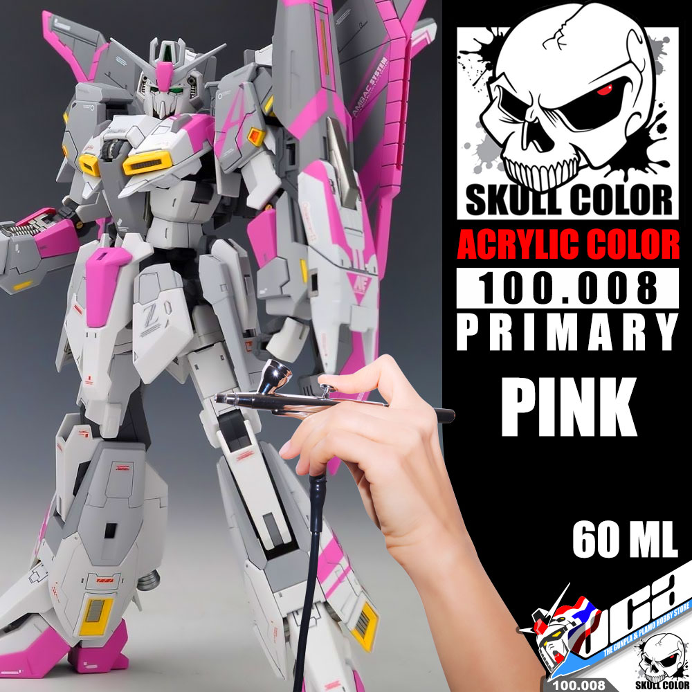 Skull Color™ Modelling Paint Professional PRIMARY ACRYLIC COLOR 100.008 PINK 60ML
