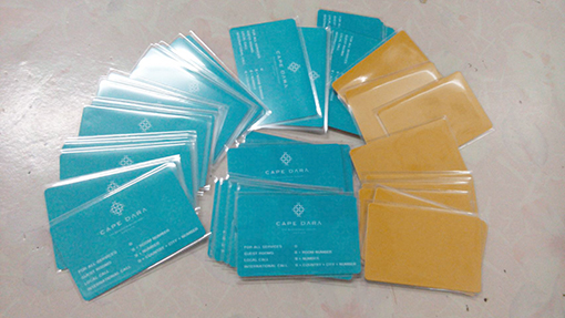 รับทำสติกเกอร์การ์ด ติดบัตรคีย์การ์ด