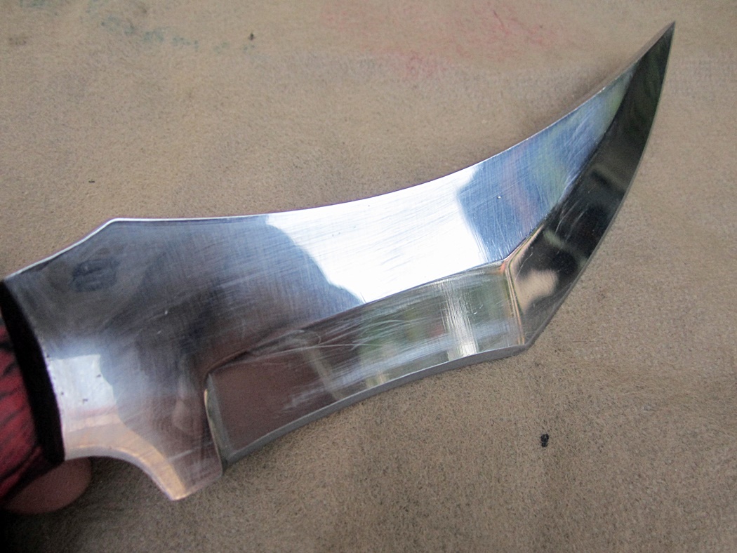 มีดKARAMBIT D2 USA. 175 COLORED WOOD HANDLE