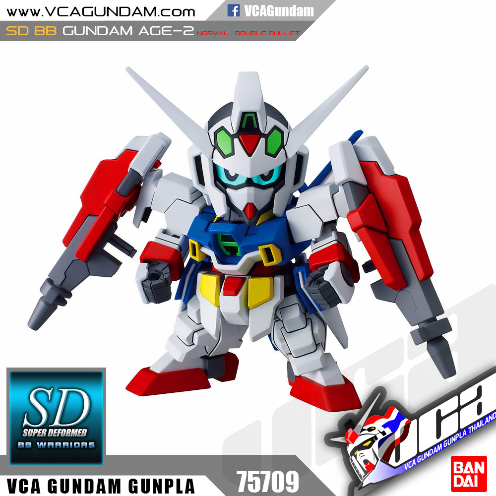 SD BB371 GUNDAM AGE-2 NORMAL / DOUBLE BULLET กันดั้ม เอจ 2 นอร์มอล / ดับเบิ้ล บูลเล็ท
