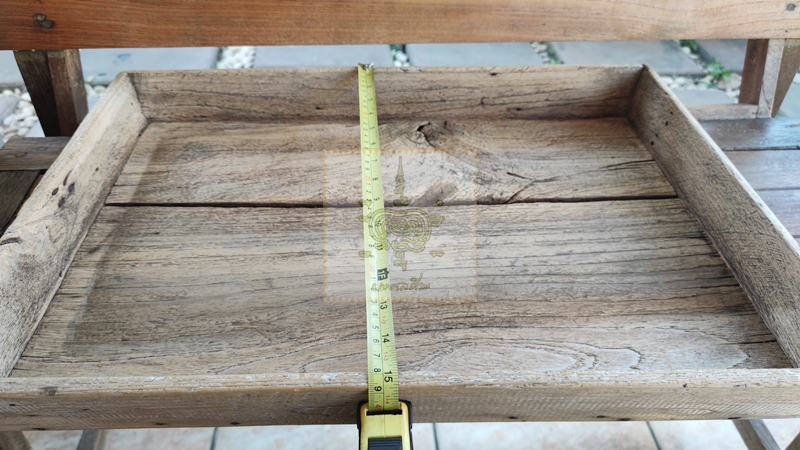 ถาดไม้สัก โบราณ