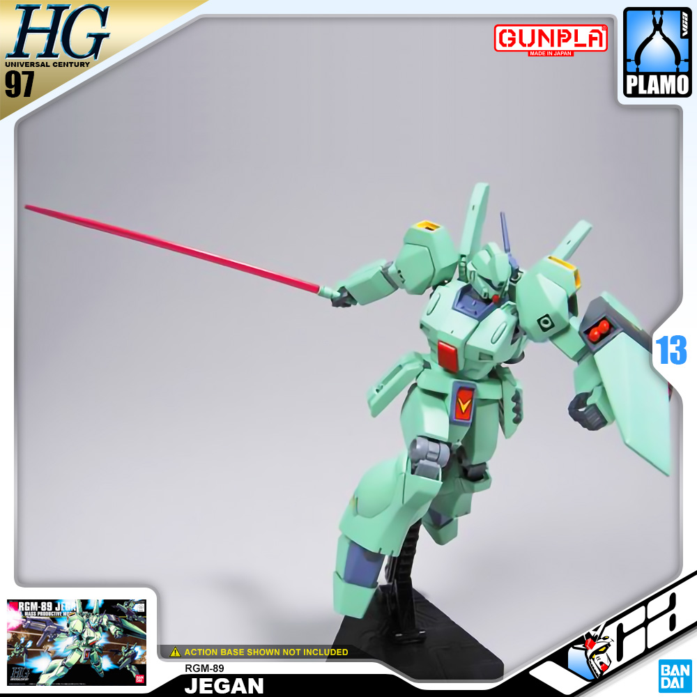 ⭐️ BANDAI GUNPLA HIGH GRADE UNIVERSAL CENTURY HGUC HG 1/144 RGM-89 JEGAN ประกอบ หุ่นยนต์ โมเดล กันดั้ม กันพลา ของเล่น VCA GUNDAM