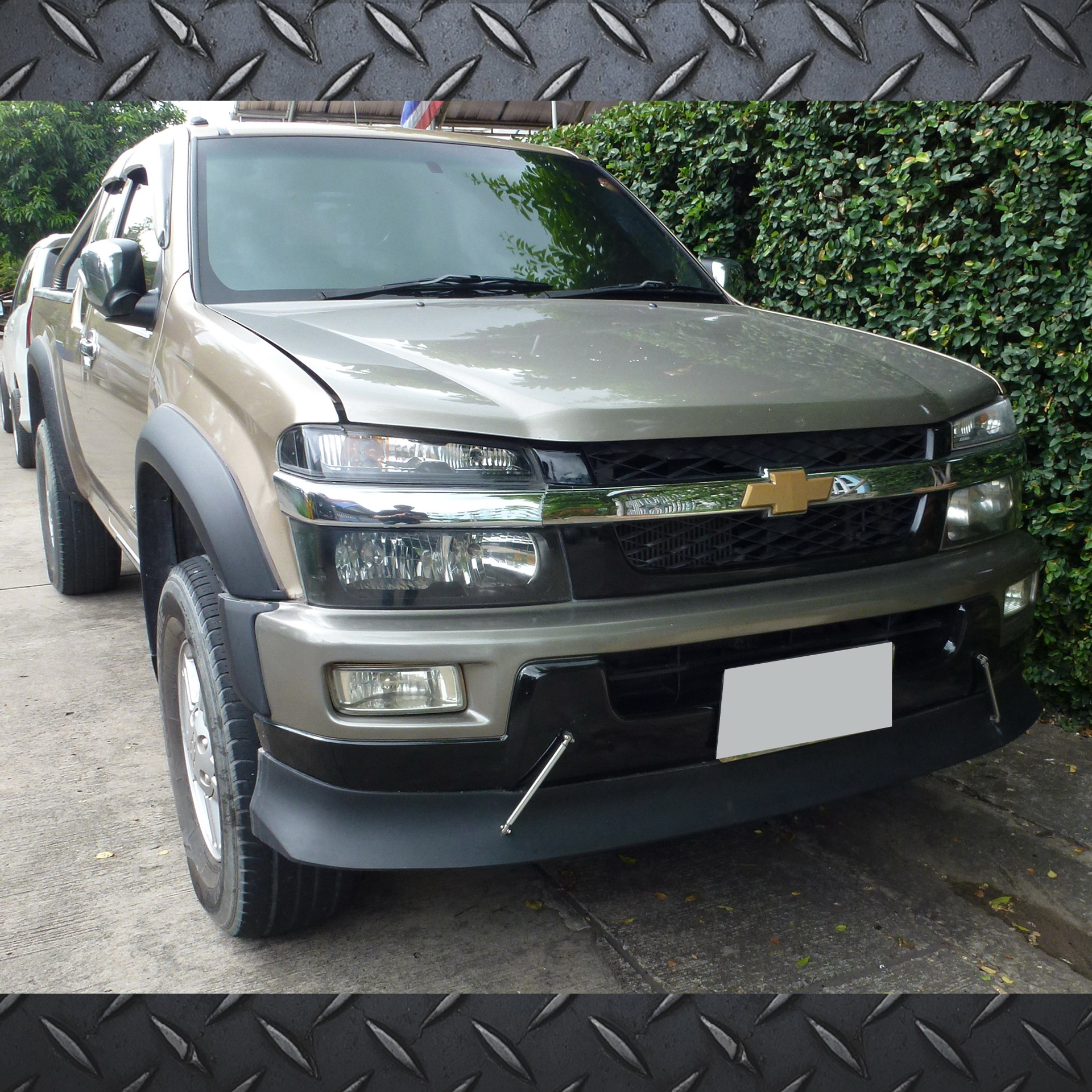 (A034) สปอยเลอร์ ลิ้นหน้า โคโลราโด ตา 2 ชั้น