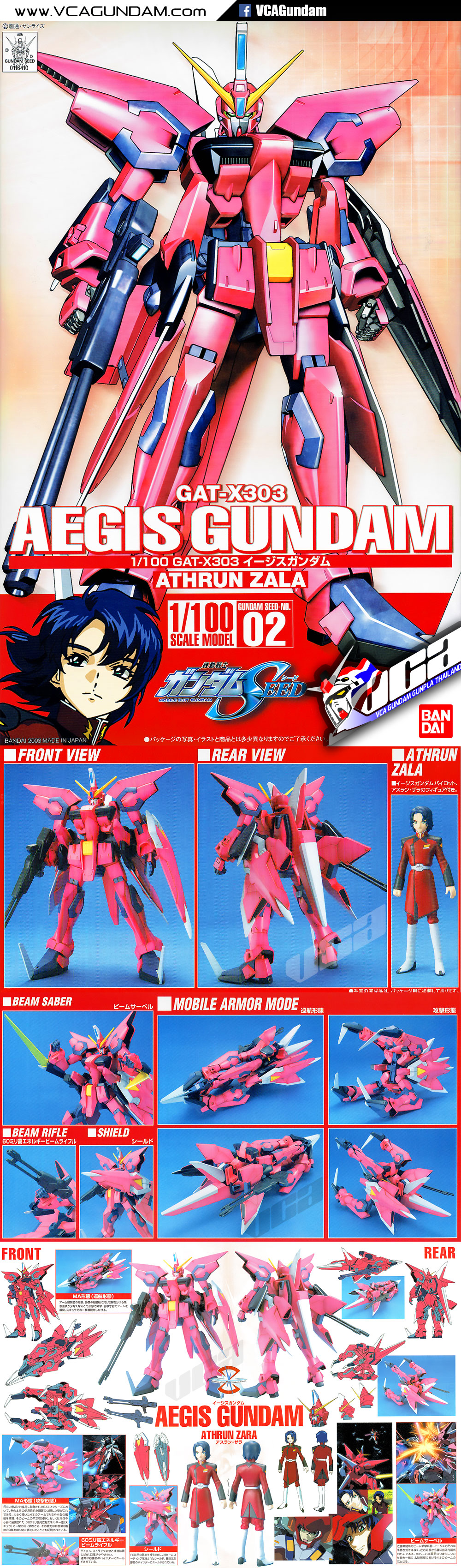 1/100 AEGIS GUNDAM เอจิส กันดั้ม
