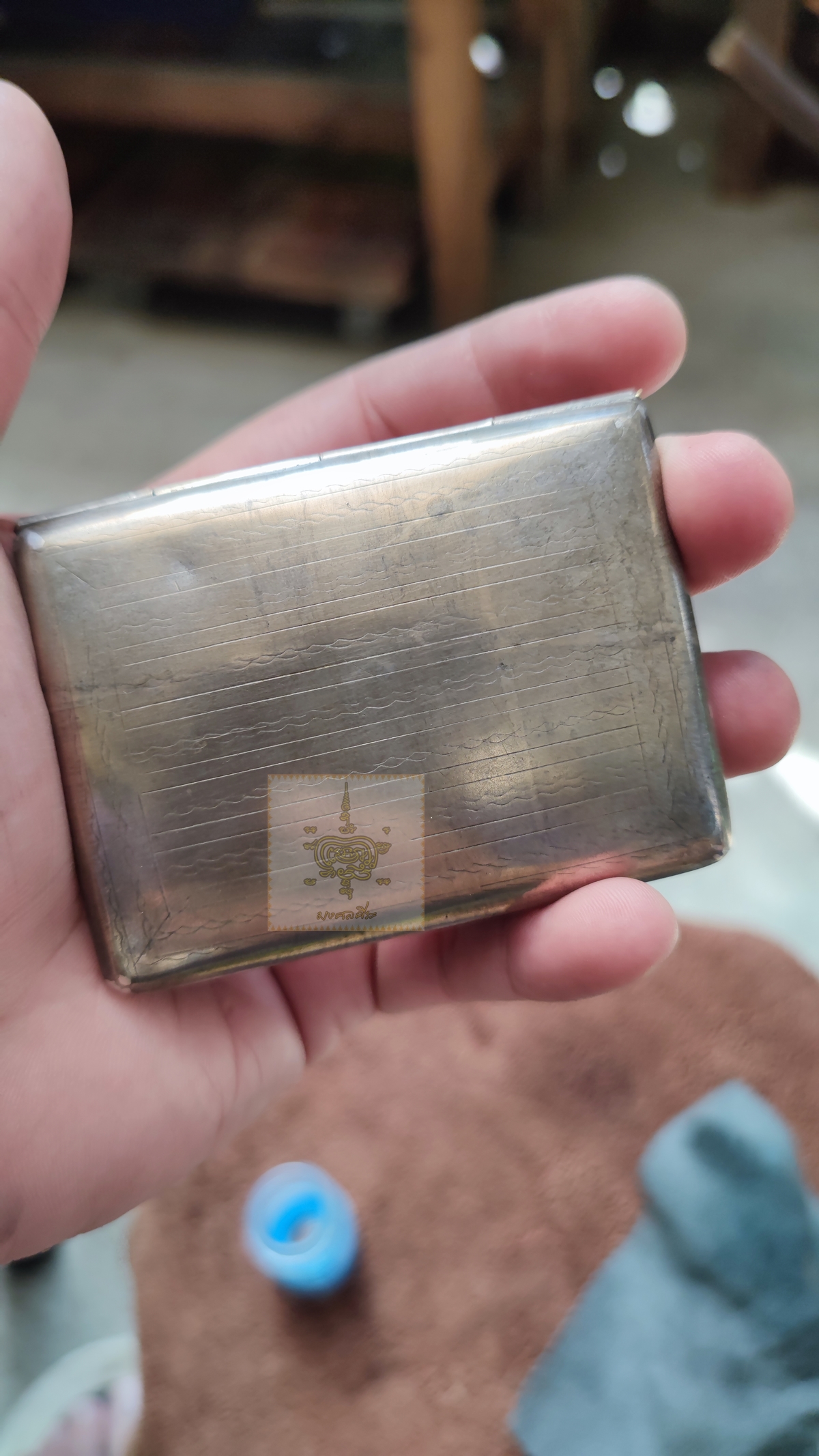 ตลับเงินเก่า (ตำหนิตัวล๊อคเสีย)