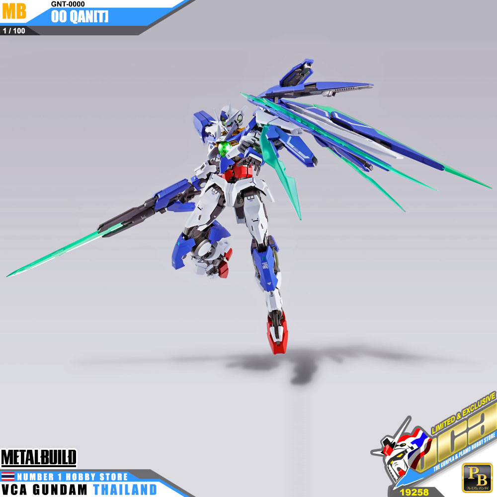 BANDAI TAMASHII NATIONS METAL BUILD GUNDAM 00 QANT กันดั้ม ฟิกเกอร์ VCA GUNDAM