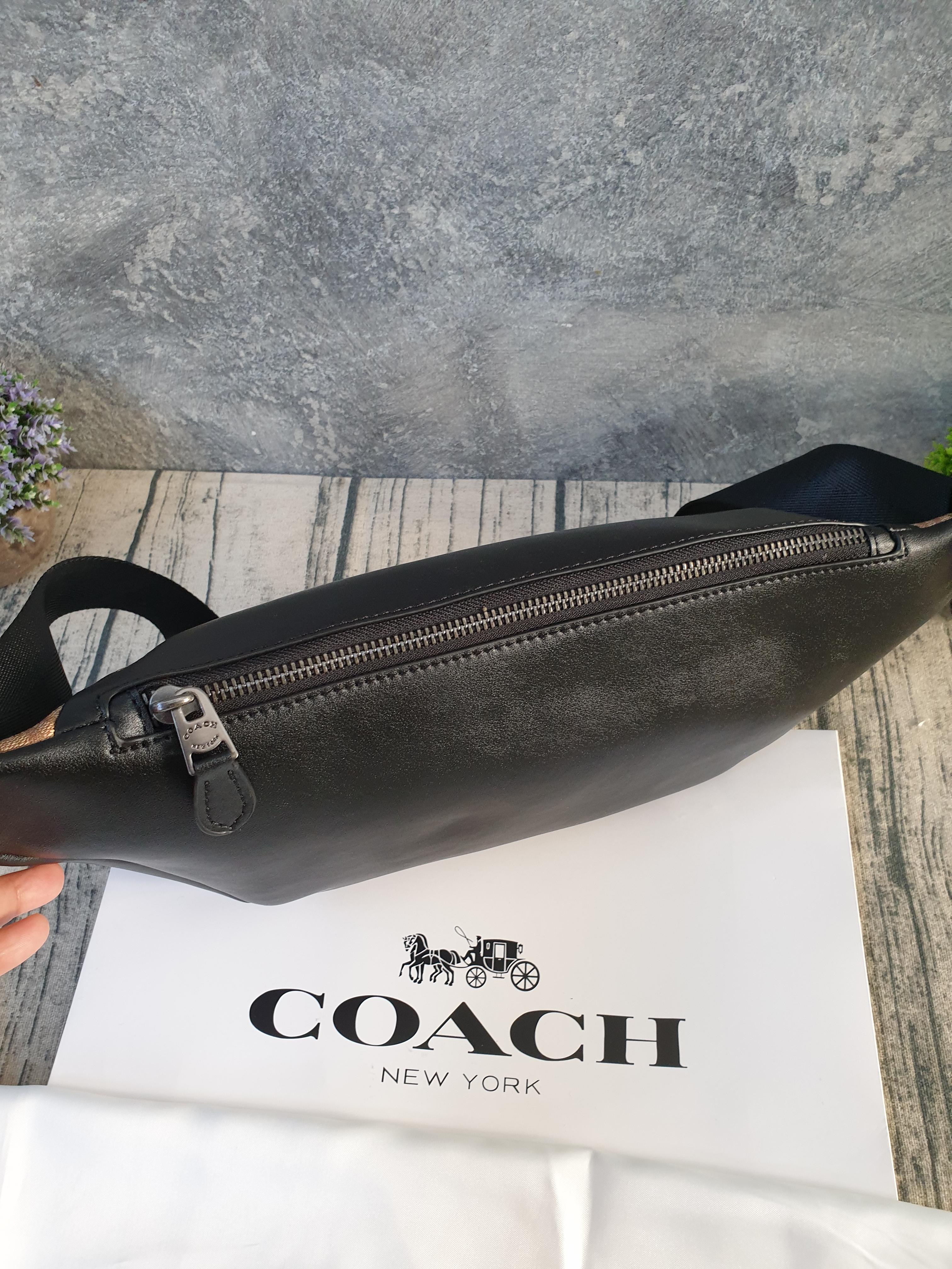 COACH WARREN BELT BAG IN SIGNATURE CANVAS (COACH F78777)