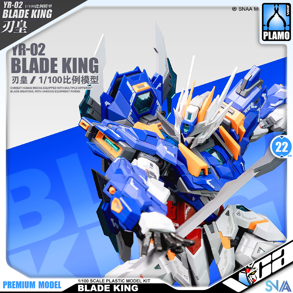 SNAA 1/100 BLADE KING ประกอบ หุ่นยนต์ โมเดล กันดั้ม กันพลา ของเล่น VCAGTH