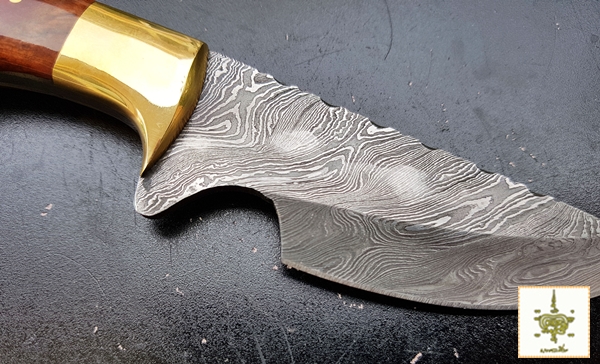 มีด ดามัสกัส ด้ามกระดูกอูฐ