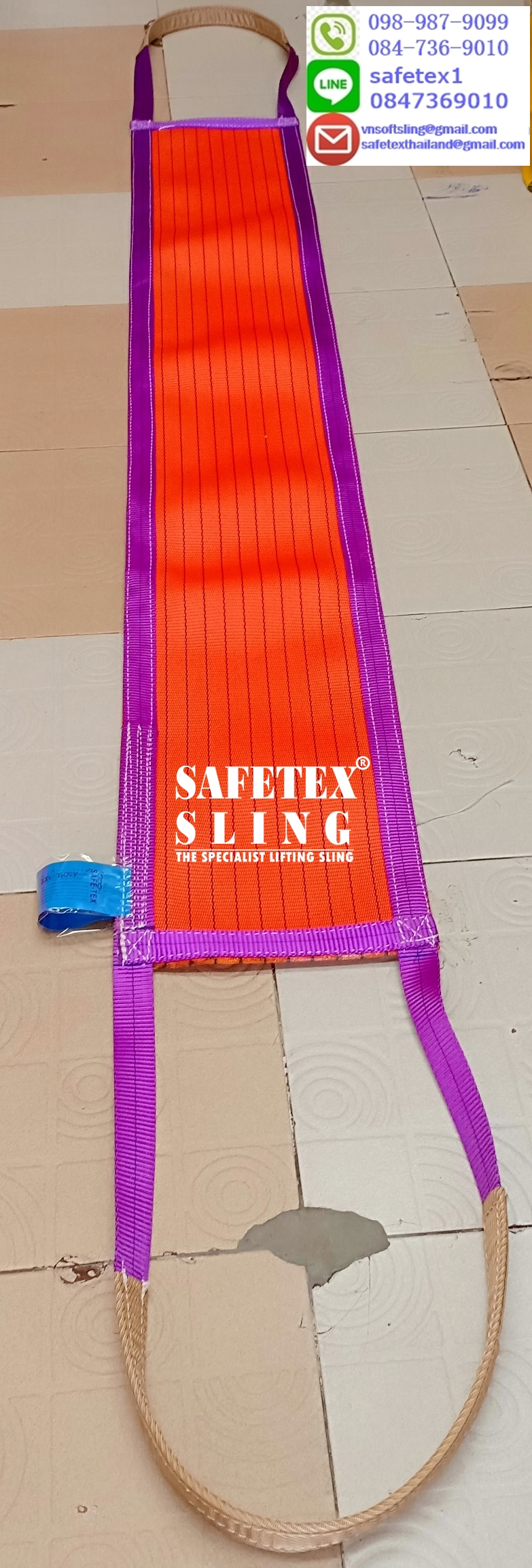 สลิงหน้ากว้างพิเศษ (Extra wide Sling), สลิงหน้ากว้างยกท่อ (Lowering-in Belts), สลิงแบนยกกระจก (Lifting sling for flat glass), สลิงโพลีเอสเตอร์ (Polyester Webbing Sling), สลิงเปลยกท่อ, สลิงเปลหน้ากว้าง, สลิงเปลยกกระจก, สลิงเปลอุ้มงาน, สลิงเปลยกงาน, สลิงหน้ากว้างอุ้มงาน, สลิงเปลยกสัตว์, สลิงอุ้มสัตว์ สลิงเปล, สลิงหน้ากว้าง, สลิงกว้าง, สลิงผ้ากว้าง, สายพานยกหน้ากว้าง, สายพานยกแบบกว้าง, สลิงแบน 2 ขา, สลิงเปล, สลิงหน้ากว้าง, สลิงกว้าง, สลิงผ้ากว้าง, สายพานยก , สลิงผ้าใบ, สลิงอ่อน, สลิงแบน, เบลท์ยกของ ,สลิงโพลีเอสเตอร์, สลิงยกของ, สลิงผ้า 4 ขา, สลิงผ้า 2 ขา, สายพานยก 4 ขา, สายพานยก 2 ขา, webbing sling, สลิงมีห่วงหัวท้าย