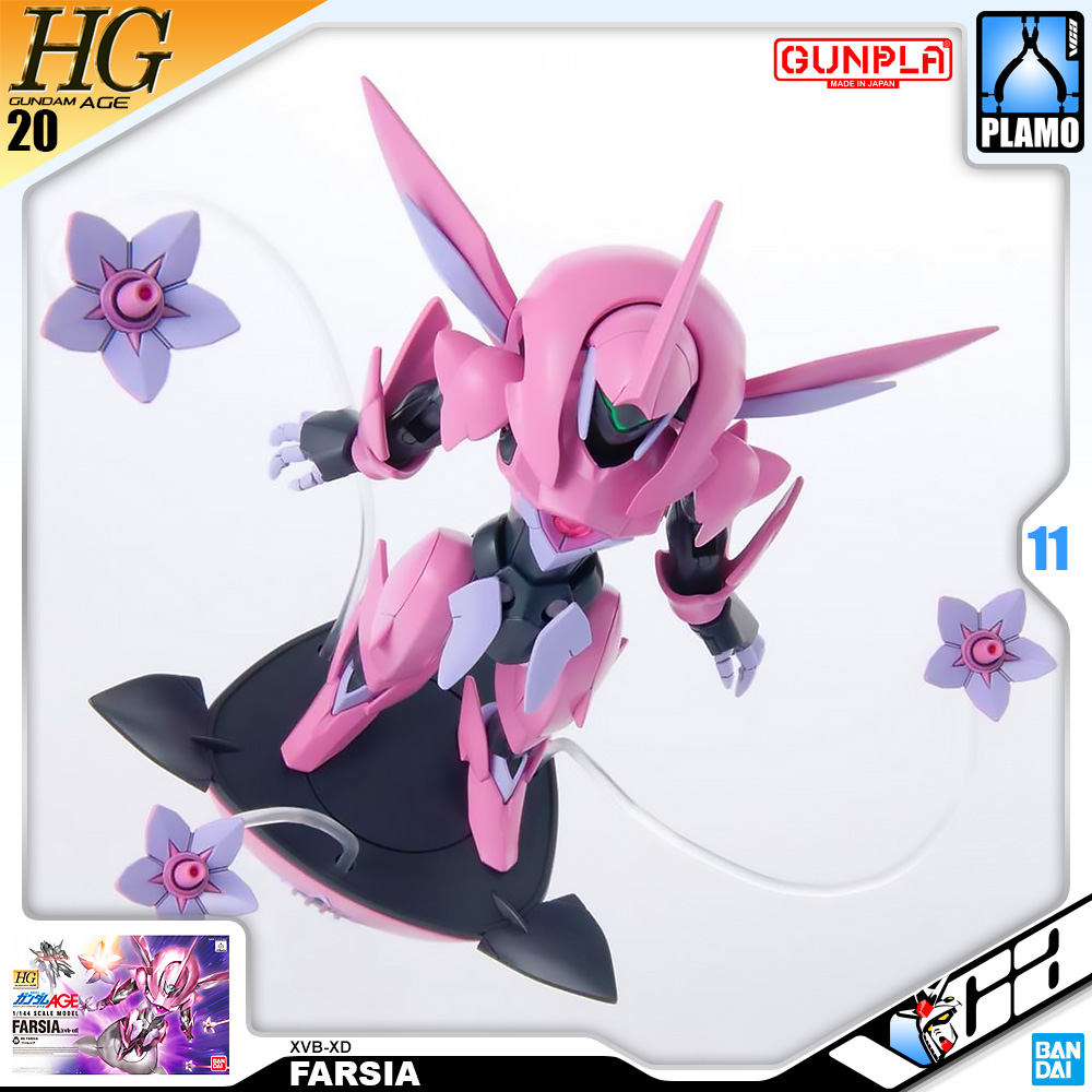 ⭐️ BANDAI GUNPLA HIGH GRADE AGE HGGA HG 1/144 FARSIA ประกอบ หุ่นยนต์ โมเดล กันดั้ม กันพลา ของเล่น VCA GUNDAM