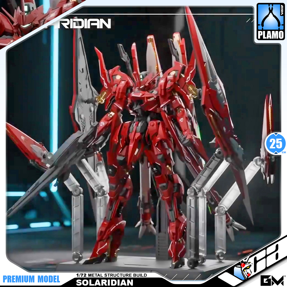 GM-GODOMO 1/72 Solaridian Metal Build Structure Action Figure Model Toy Master Grade MG Kit VCA Gundam Mecha Thailand