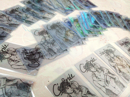 บัตรสมาชิกพลาสติกใส ไซส์พิเศษ Pvc Card โปร่งแสง