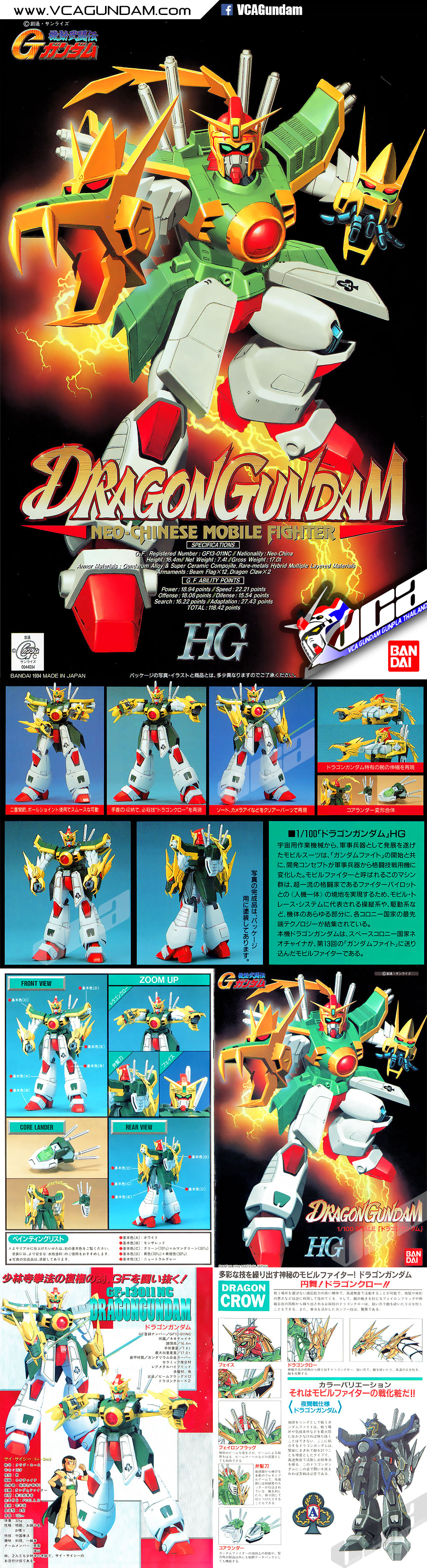 1/100 DRAGON GUNDAM ดราก้อน กันดั้ม