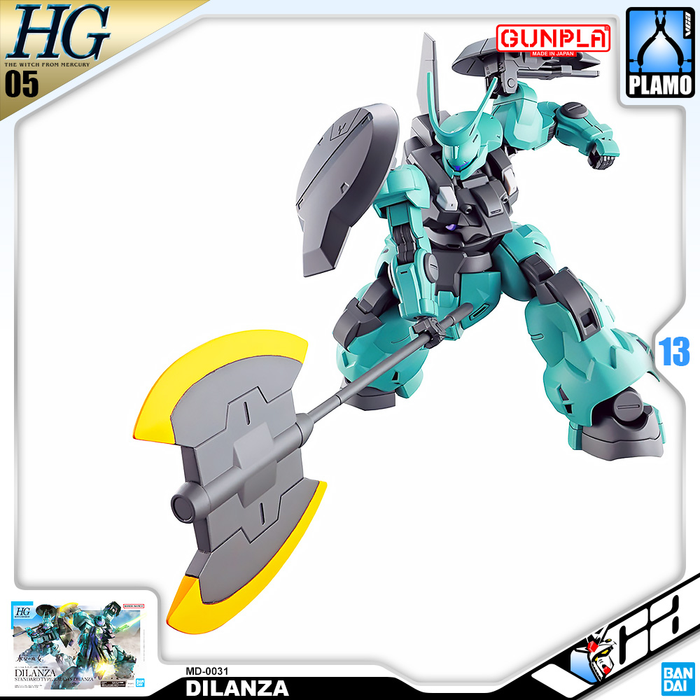 ⭐️ BANDAI GUNPLA HIGH GRADE THE WITCH FROM MERCURY HGTWFM HG 1/144 DILANZA ประกอบ หุ่นยนต์ โมเดล กันดั้ม กันพลา ของเล่น VCA GUNDAM