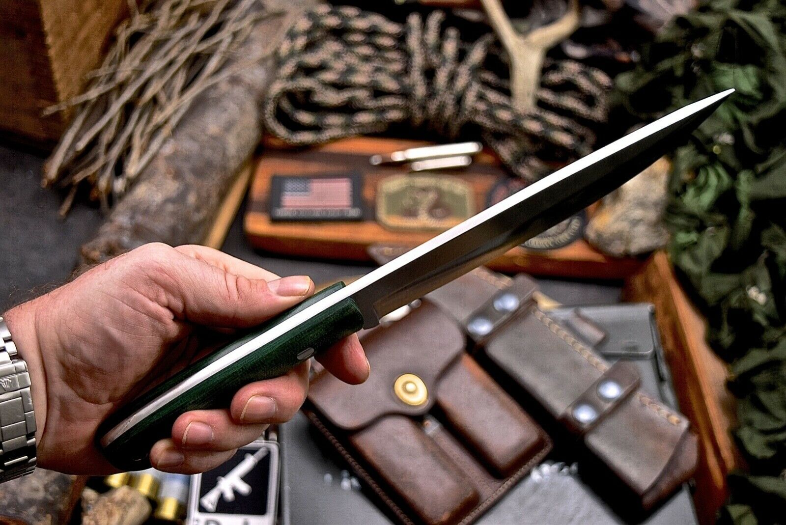 มีดเหล็ก D2 USA