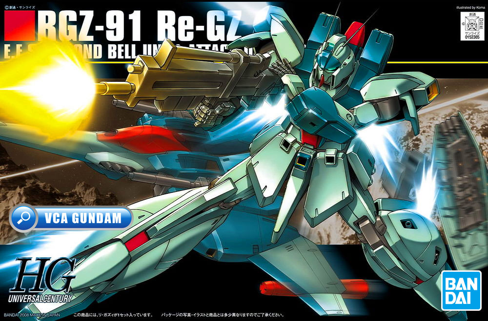 Bandai High Grade HG RGZ-91 RE-GZ
