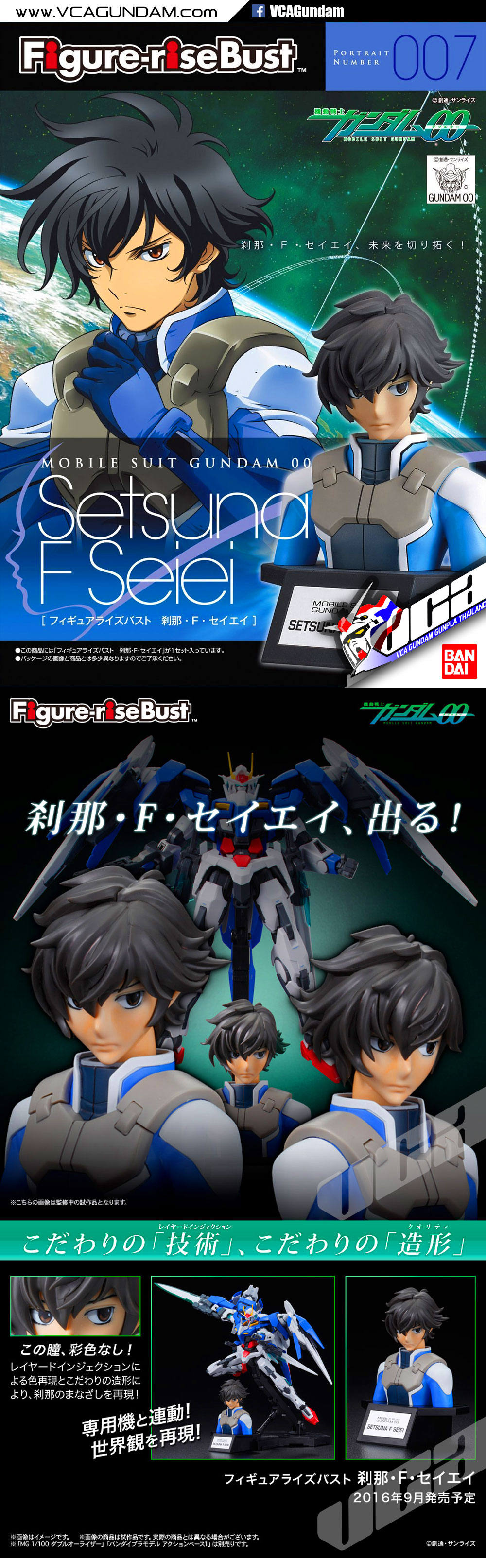Figure-rise Bust SETSUNA F SEIEI เซ็ทซึนะ เอฟ เซเอ