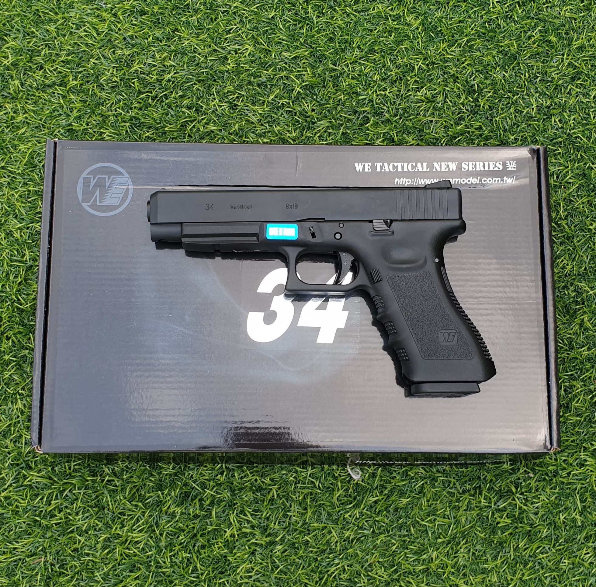 ปืนอัดแก๊ส WE รุ่น GLOCK 34 GEN 3 สีดำ (GAS System)