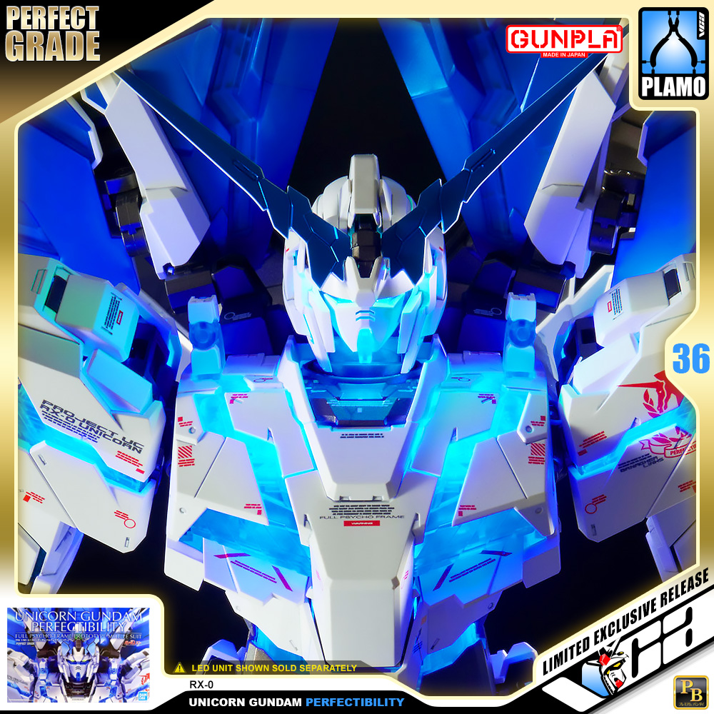⭐️ PREMIUM BANDAI PB GUNPLA PERFECT GRADE PG 1/60 RX-0 UNICORN GUNDAM PERFECTIBILITY ประกอบ หุ่นยนต์ โมเดล กันดั้ม กันพลา ของเล่น VCA GUNDAM