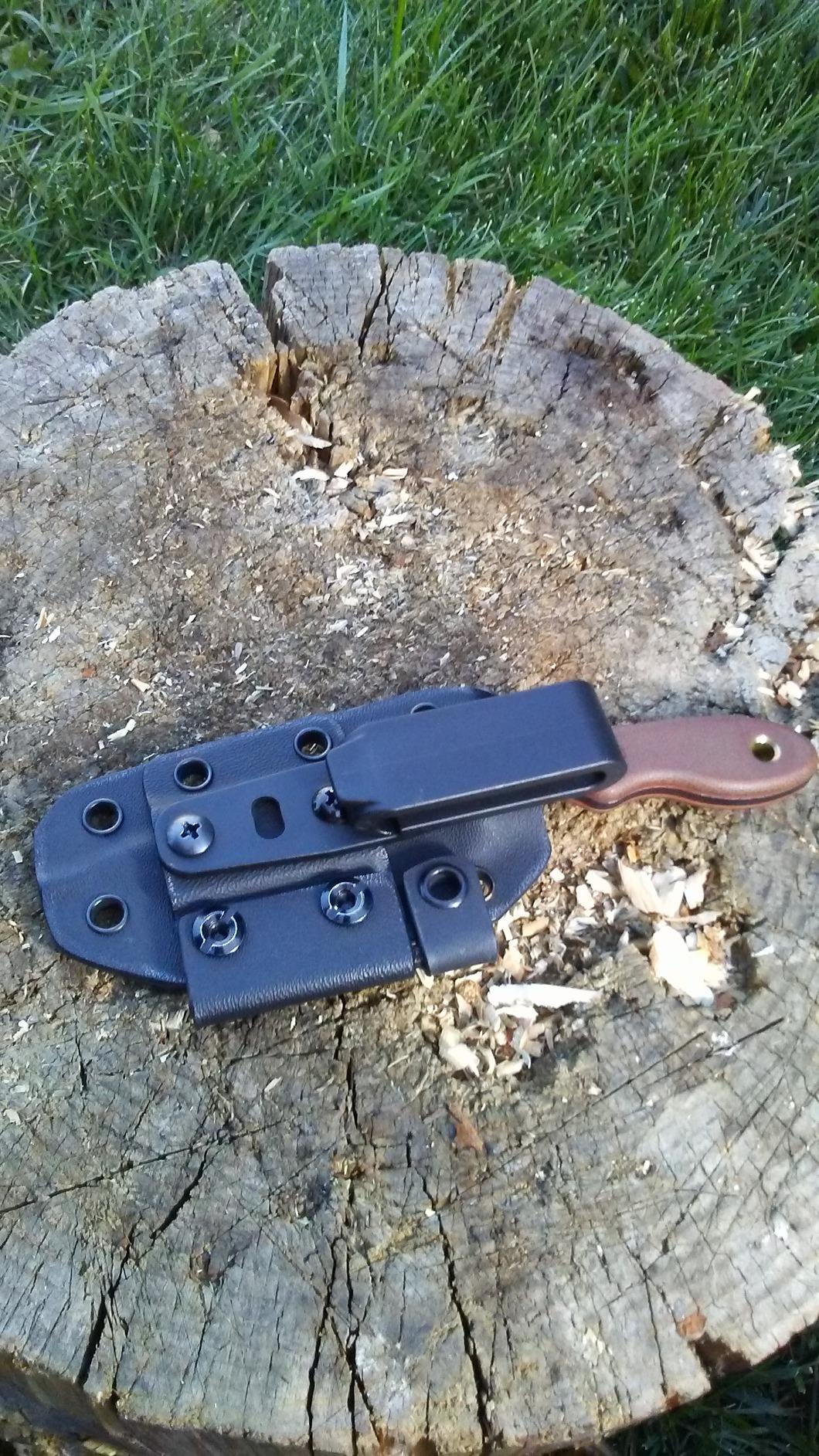 Quick Clip Pro Holster Tough Grip Clips, 3 Hole Adjustable Cant for IWB OWB Kydex, Leather, Hybrid Holster Making. Tuckable Black Plastic w/Chicago Screw Hardware Made in USA