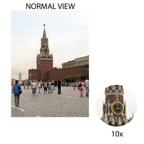 กล้องส่องทางไกล Barska Lucid View AB10110, 10x25 Binocular w/ Case