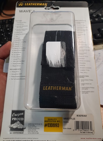 ~NEW~ Leatherman Wave Plus Multi-Tool, Stainless w/ Nylon Sheath