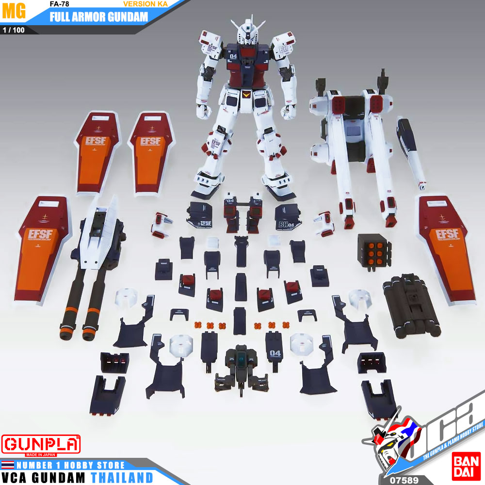 Bandai Master Grade MG FA-78 FULL ARMOR GUNDAM VER KA ฟูล อาร์เมอร์ กันดั้ม