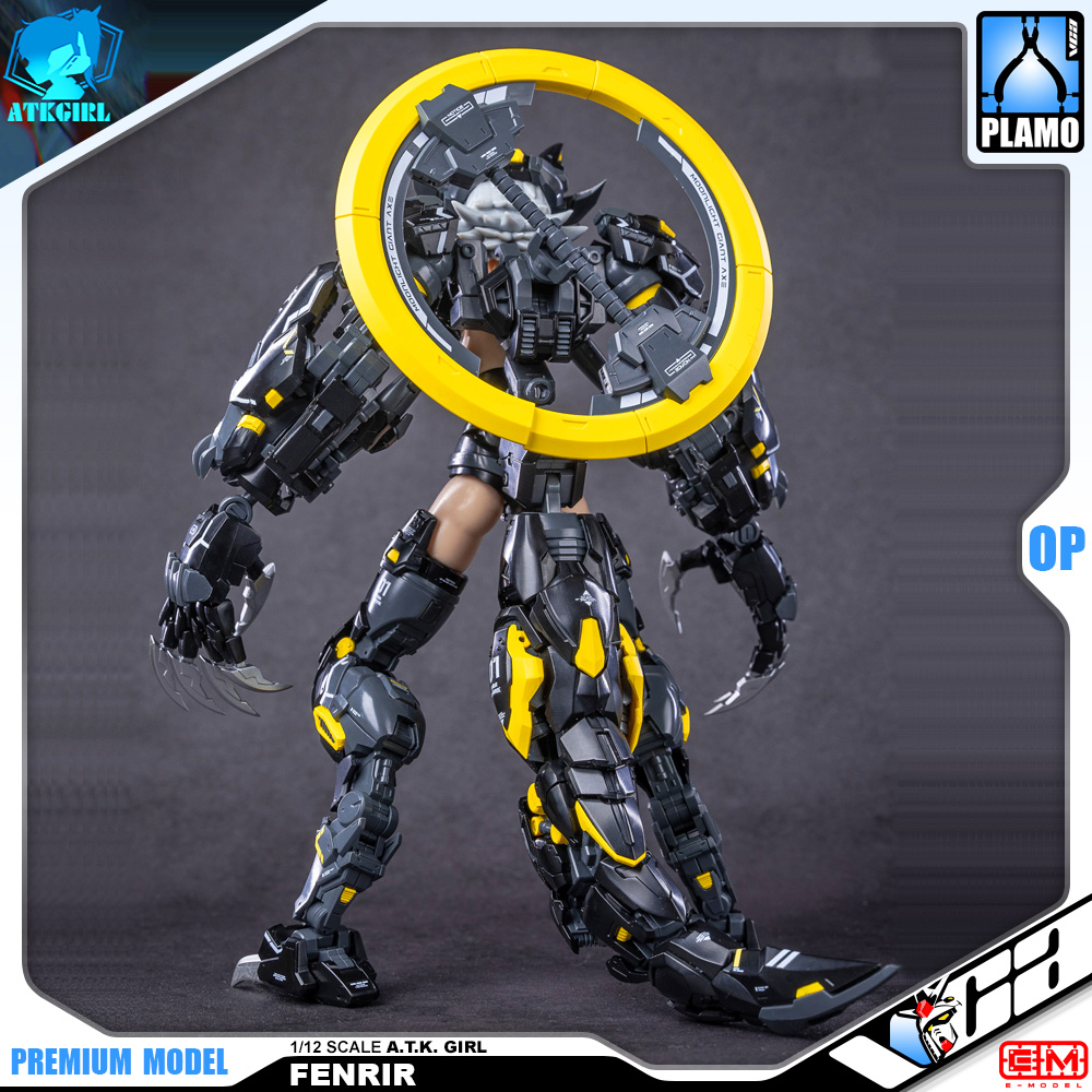 Eastern Model® Plastic Model Kit A.T.K. Girl FENRIR WOLF