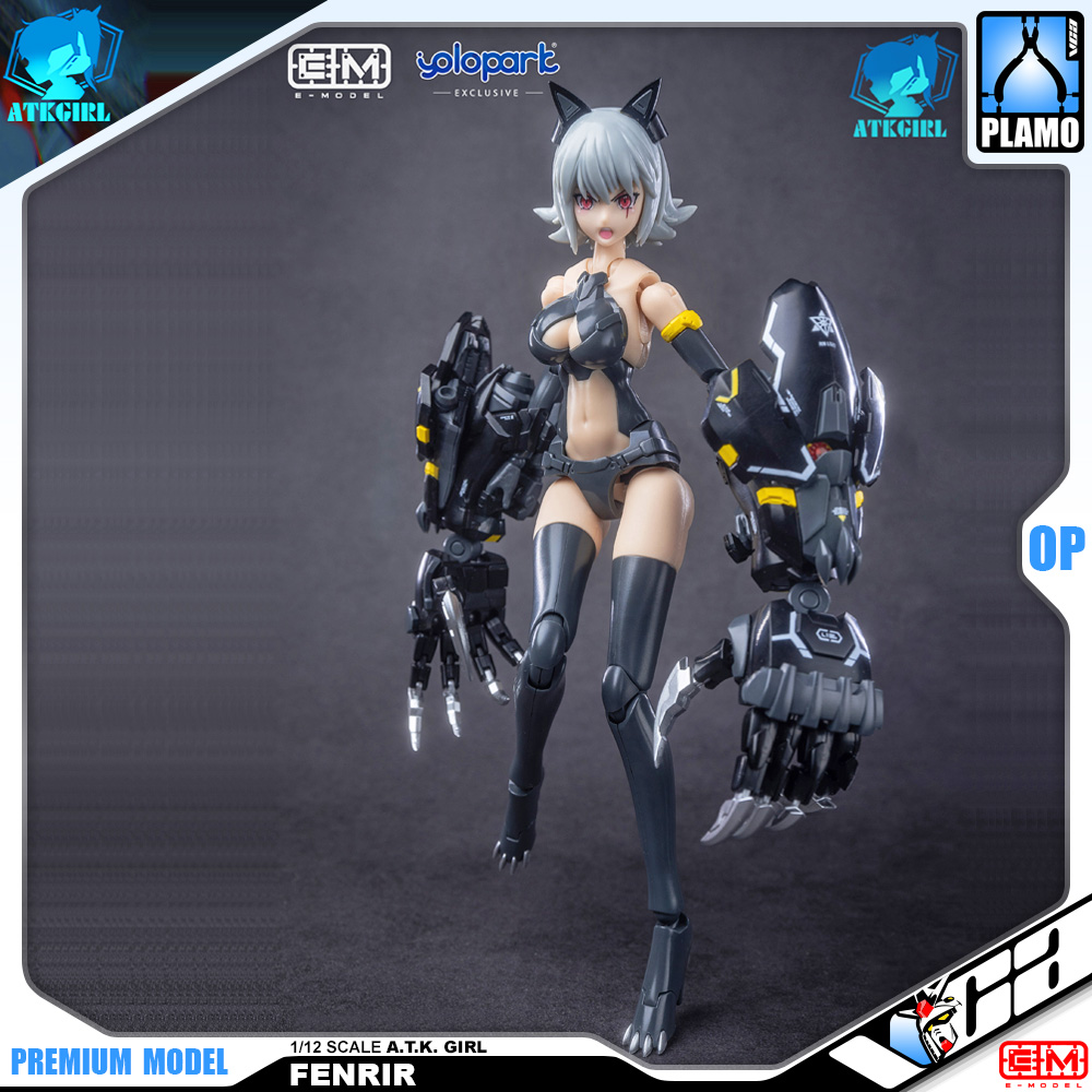 Eastern Model® Plastic Model Kit A.T.K. Girl FENRIR WOLF