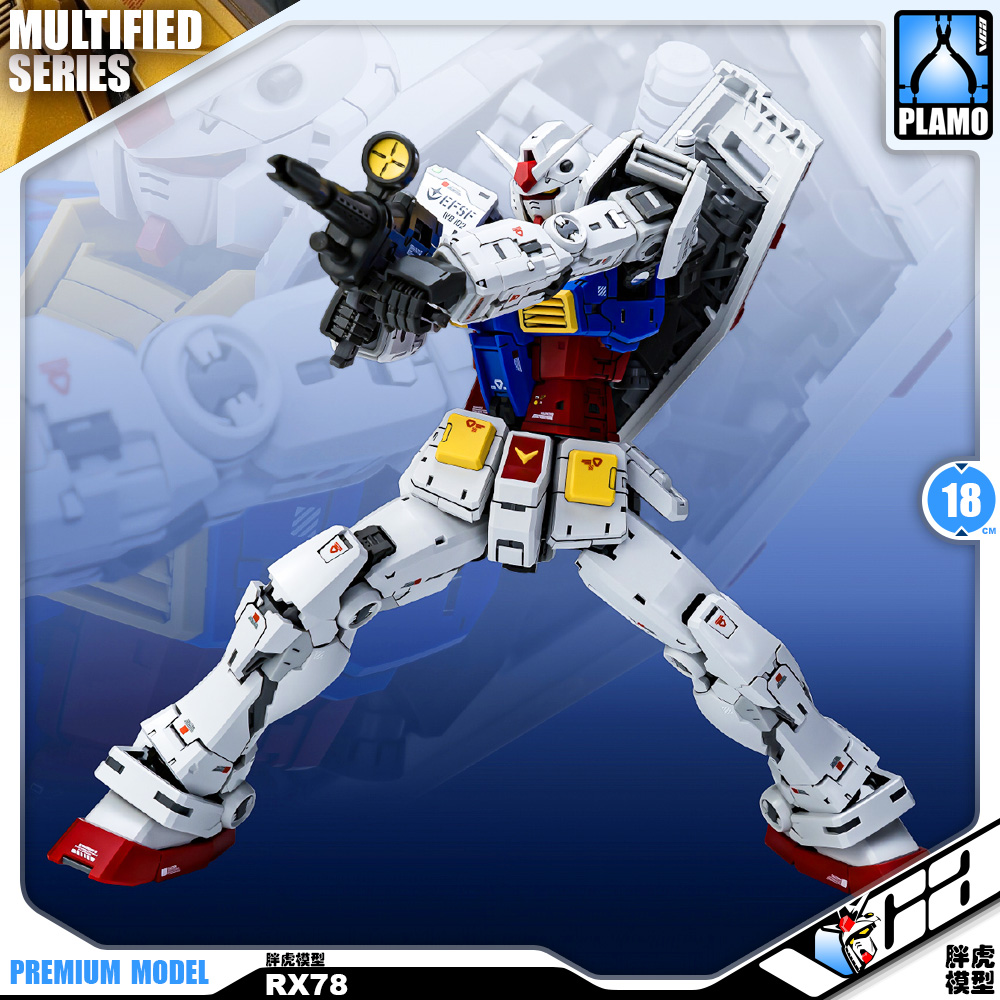 Fat Cat 1/100 AZU RX-78-2 Gundam Real Grade RG Plastic Model Action Toy Kit VCA Bangkok Thailand