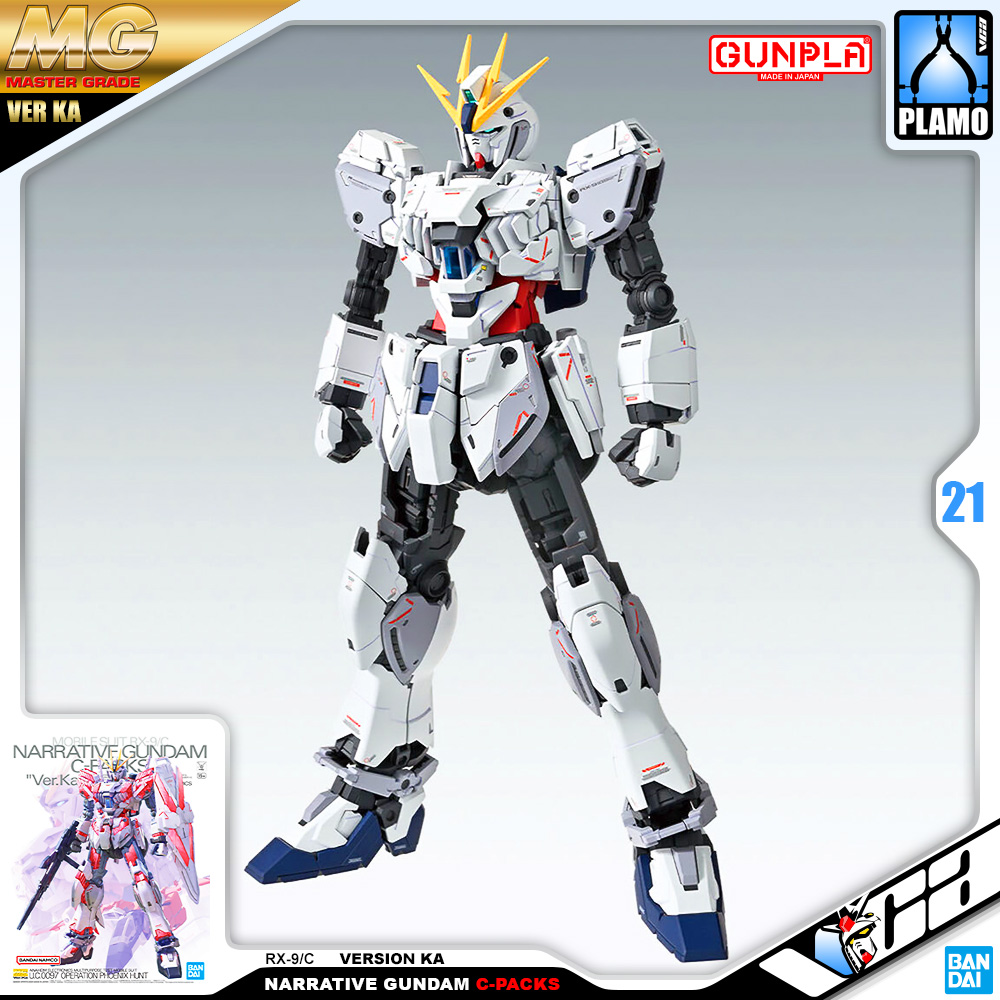 Bandai Gunpla Narrative Gundam Ver Ka Model Action Figure Toy VCA Gundam Thailand