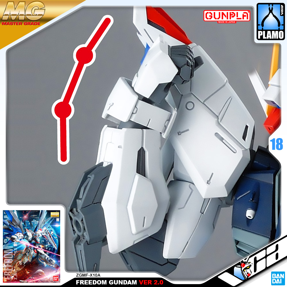Bandai Gunpla Master Grade MG ZGMF-X10A FREEDOM GUNDAM VERSION 2.0