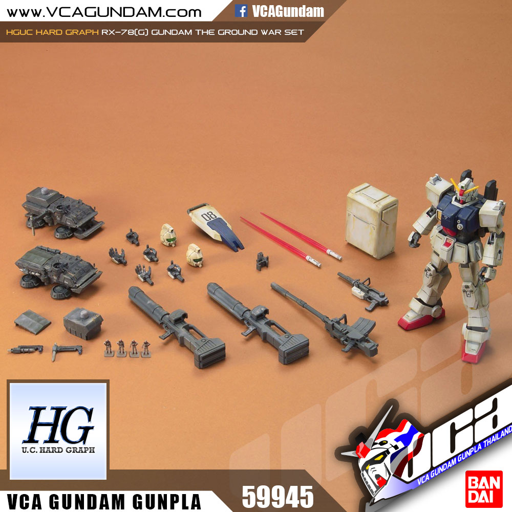 HG RX-78(G) กันดั้ม GUNDAM THE GROUND WAR SET