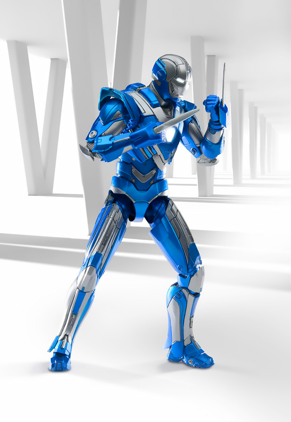 COMICAVE 1/12 IRON MAN MARK XXX BLUE STEEL (DIECAST) ไอรอนแมน Mark 30